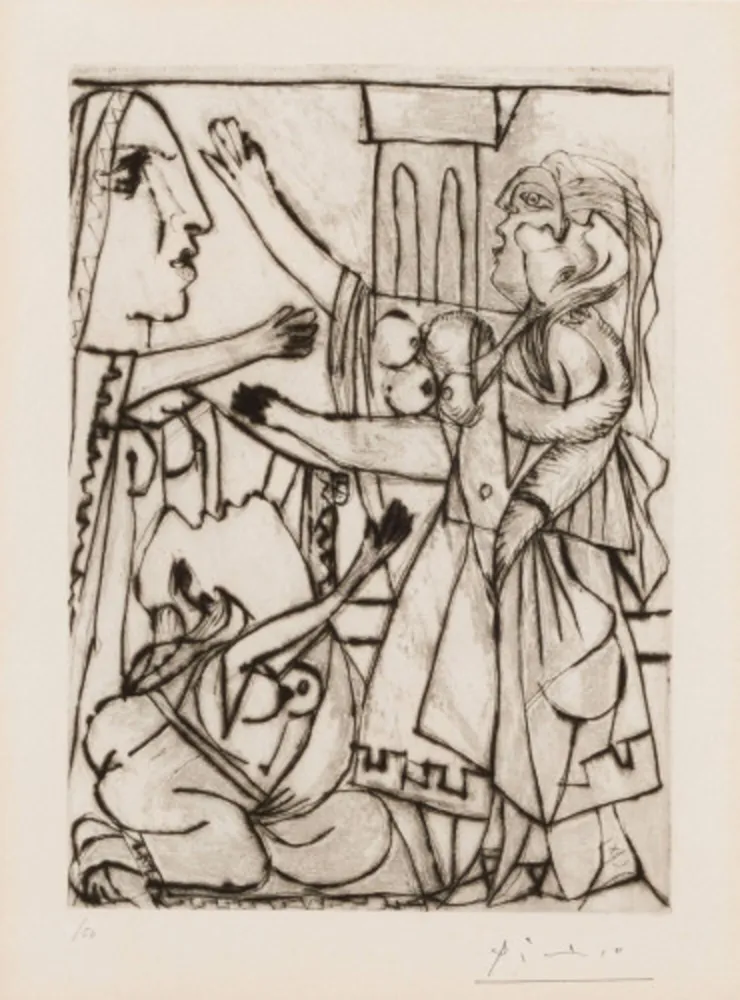 多数の Picasso - La plainte des femmes