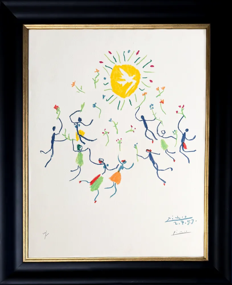 リトグラフ Picasso - La Ronde de l'amitié