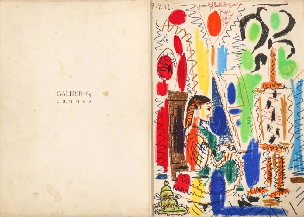リトグラフ Picasso - L'atelier de Cannes 1958