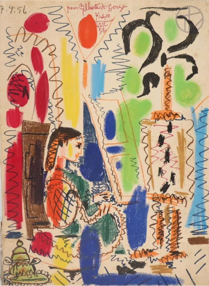 挿絵入り本 Picasso - L'atelier de Cannes 1958 / Ces Peintres mes Amis Vol II 