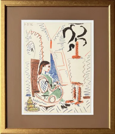 リトグラフ Picasso - L'atelier de Cannes (The Cannes Studio)