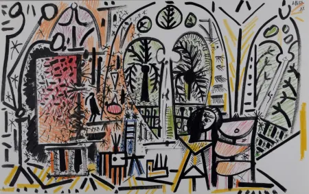 リトグラフ Picasso - L'Atelier de La Californie #3, 1959