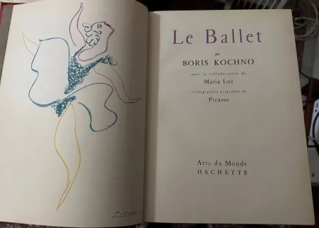 リトグラフ Picasso - Le Ballet/Ballerina-Boris Kokhno 