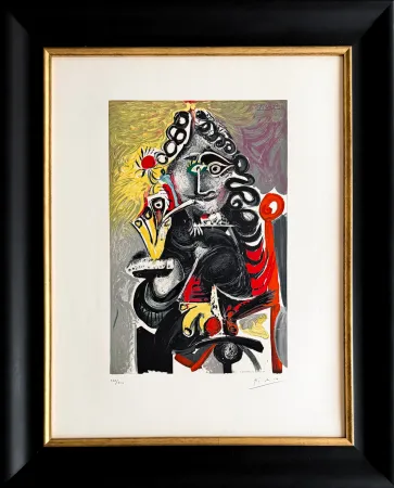 リトグラフ Picasso - Le cavalier 