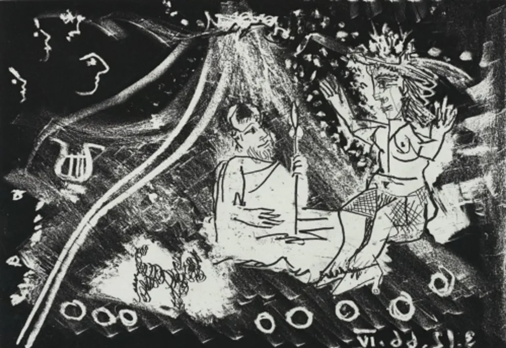 エッチングと　アクチアント Picasso - Le Cocu Magnifique