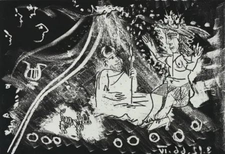 エッチングと　アクチアント Picasso - Le Cocu Magnifique