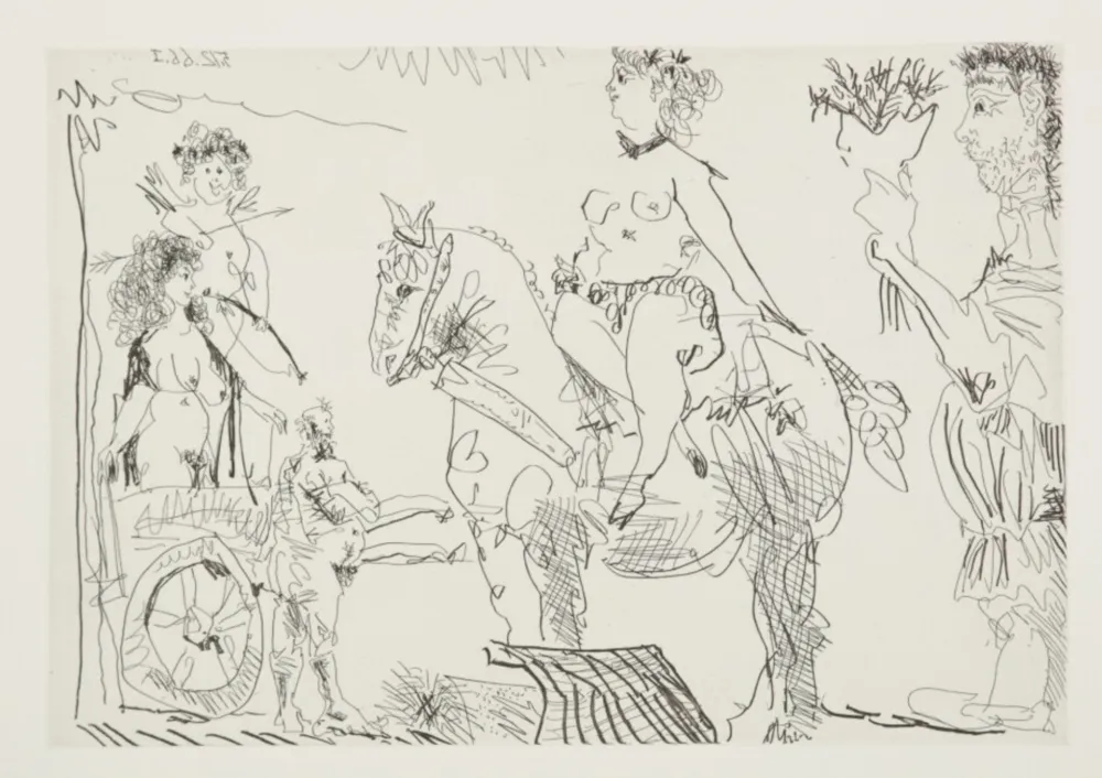 彫版 Picasso - Le Cocu magnifique