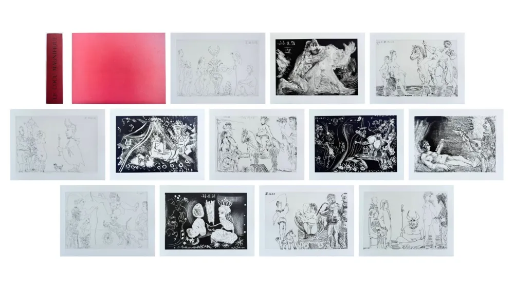 エッチング Picasso - Le cocu magnifique