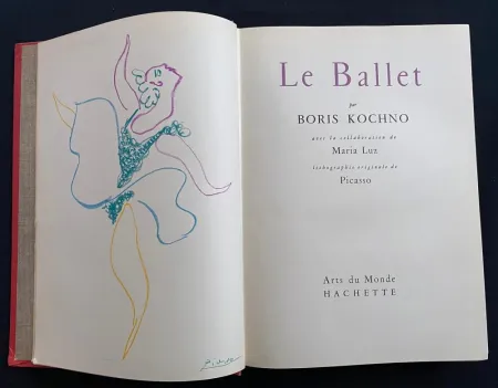 挿絵入り本 Picasso - Le Danseuse/Le Ballet/Ballerina 