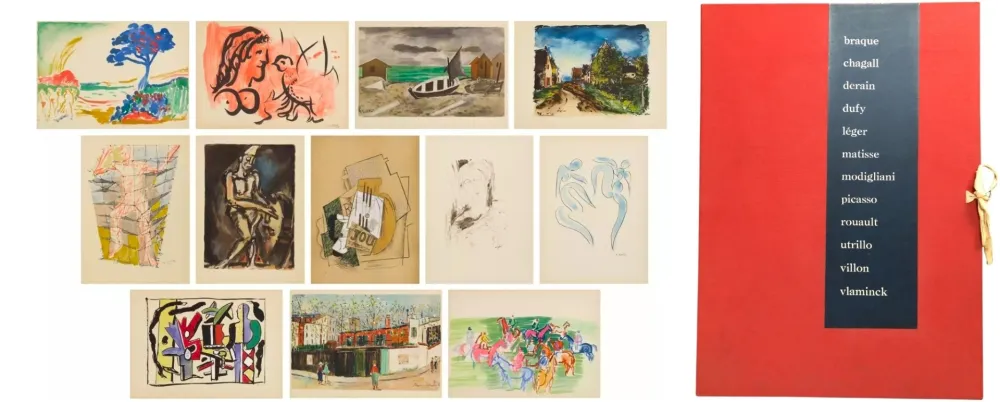 挿絵入り本 Picasso - Le douze Contemporains-Portfolio 