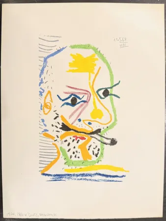 リトグラフ Picasso - Le goût du bonheur. Trois carnets d`atelier. 1970.