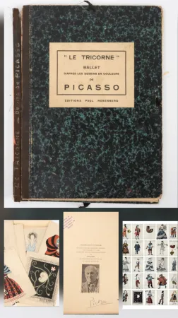 ステンシル Picasso - Le Tricorne 1920 -Handsigned 