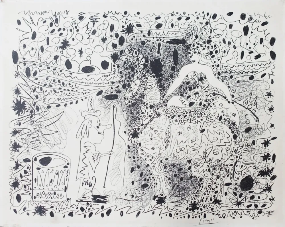 リトグラフ Picasso - L’Écuyère (The Horsewoman)