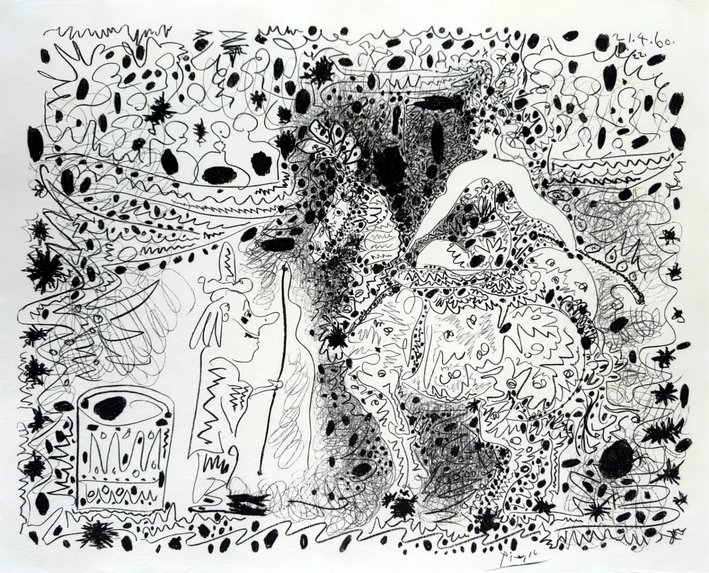 リトグラフ Picasso - L'Ecuyère (The Horsewoman)