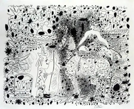 リトグラフ Picasso - L'Ecuyère (The Horsewoman)