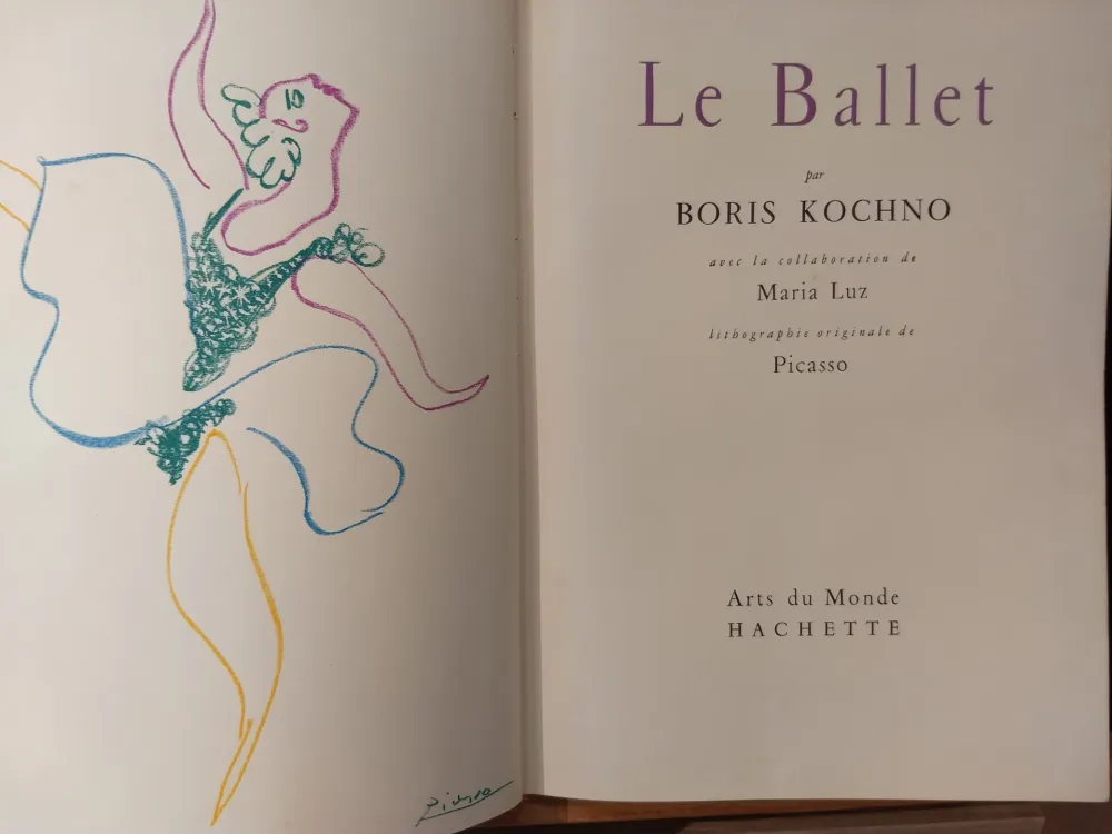挿絵入り本 Picasso - Les Ballet