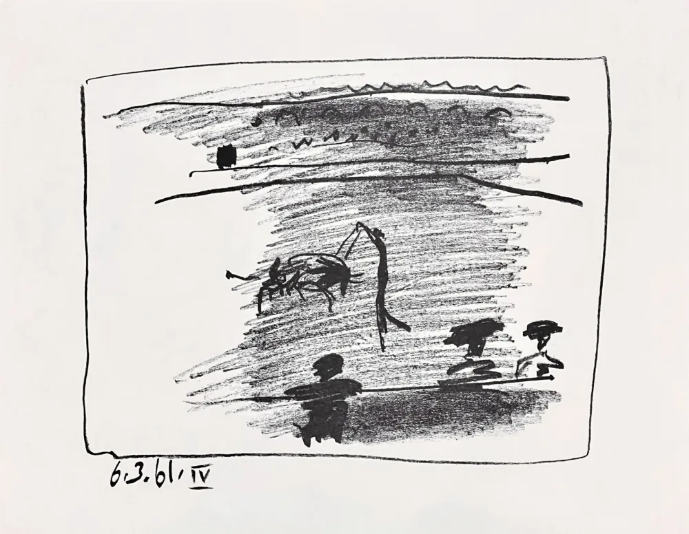 リトグラフ Picasso - Les Banderillas