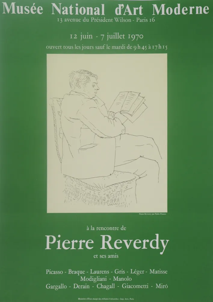 挿絵入り本 Picasso - Livre : Portrait d'un lecteur