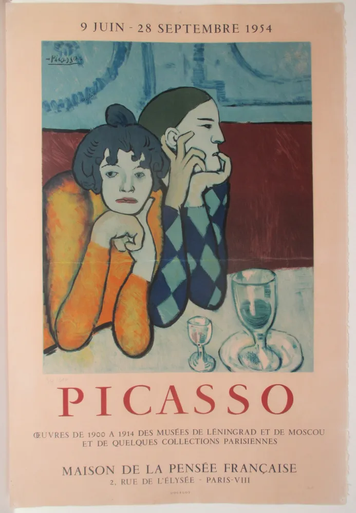 リトグラフ Picasso - Maison de la Pensee Francaise