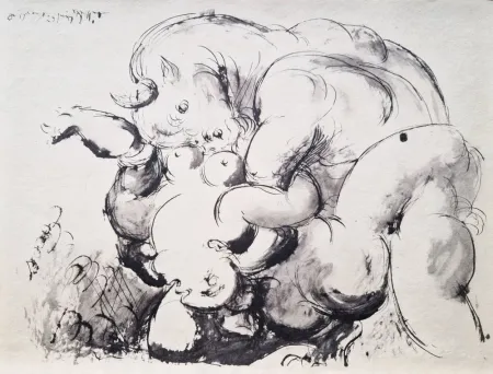 ステンシル Picasso - Minotaure