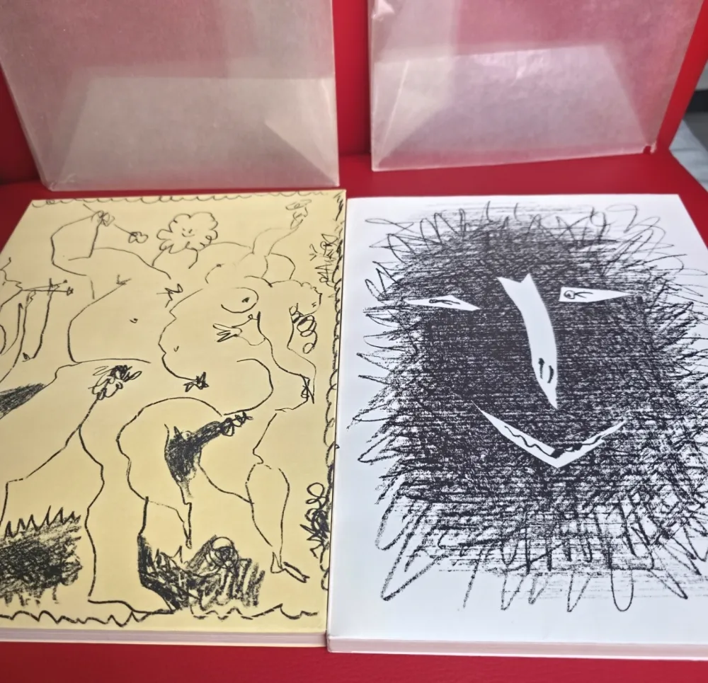 挿絵入り本 Picasso - Mourlot Litographe III & IV Mint