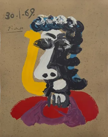 オフセット Picasso - One plate, from Les Portraits Imaginaires (2)