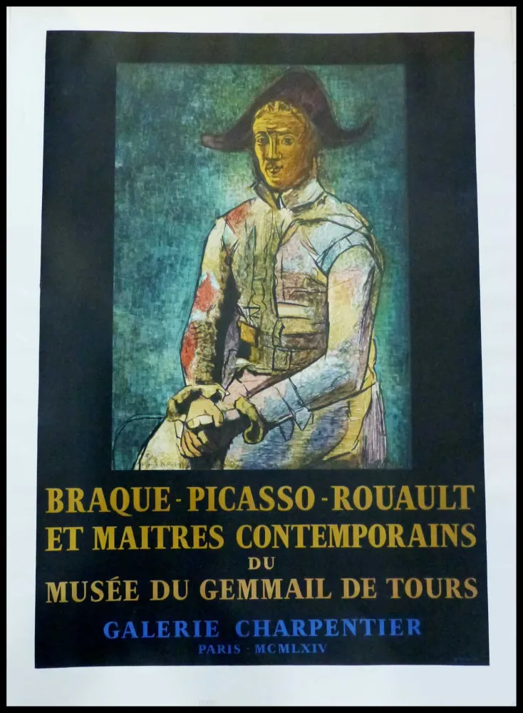 掲示 Picasso - PABLO PICASSO, MUSÉE DU GEMMAIL À TOURS GALERIE CHARPENTIER 