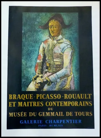 掲示 Picasso - PABLO PICASSO, MUSÉE DU GEMMAIL À TOURS GALERIE CHARPENTIER 
