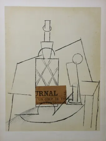 オフセット Picasso - Papier Colle II