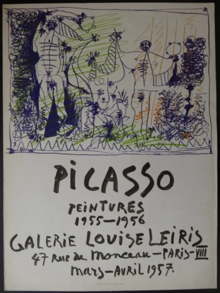 リトグラフ Picasso - Peintures - Galerie Leiris 1957