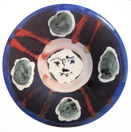 セラミック Picasso - Petit visage 65