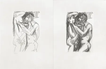 モノタイプ Picasso - Picasso and Me  Suite erotique