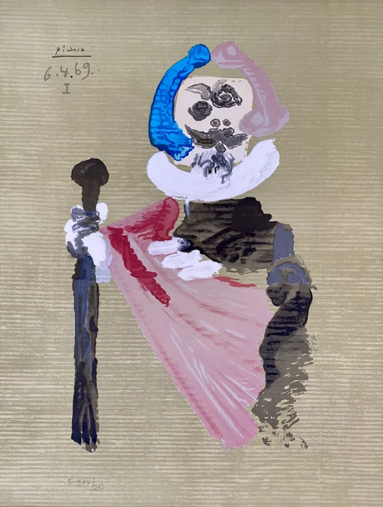 リトグラフ Picasso - Portrait Imaginaires 6.4.69 I