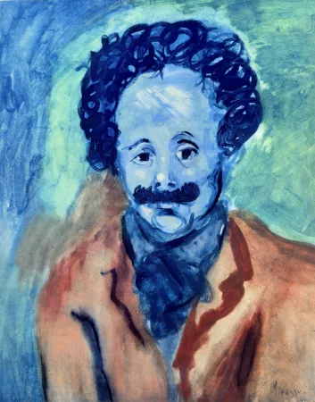 リトグラフ Picasso - Portrait of Sebastia Junyer-Vidal