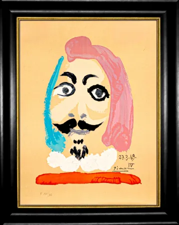 リトグラフ Picasso - Portraits Imaginaires