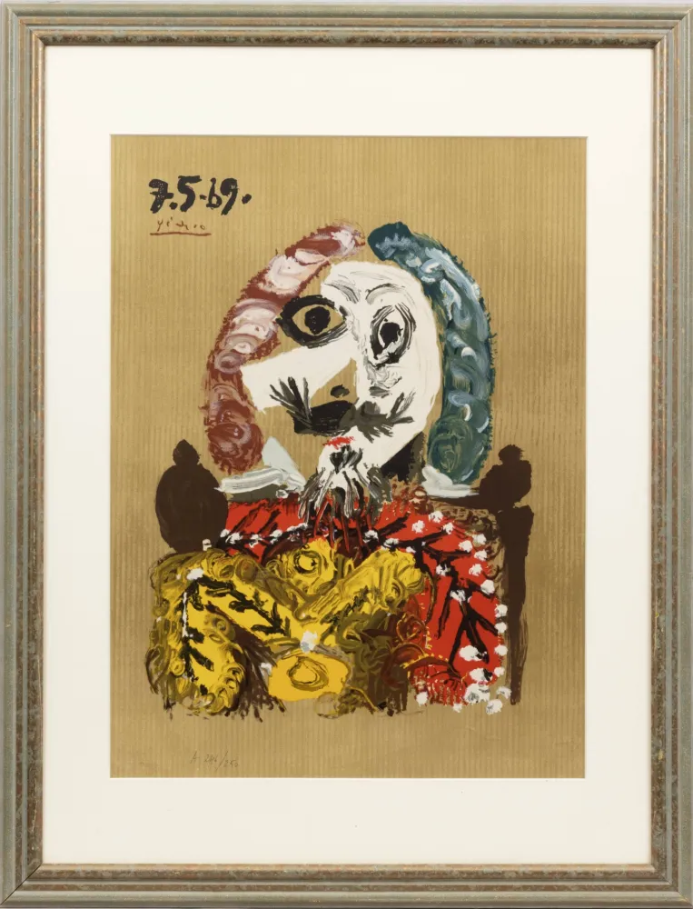 リトグラフ Picasso - Portraits Imaginaires 7.5.69