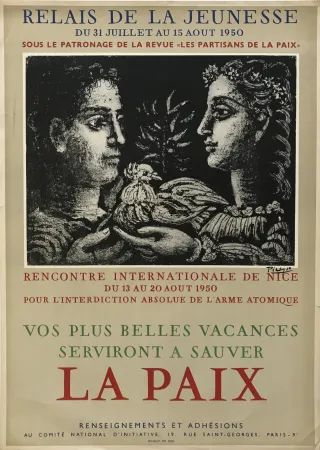 リトグラフ Picasso - Relais de la Jeunesse