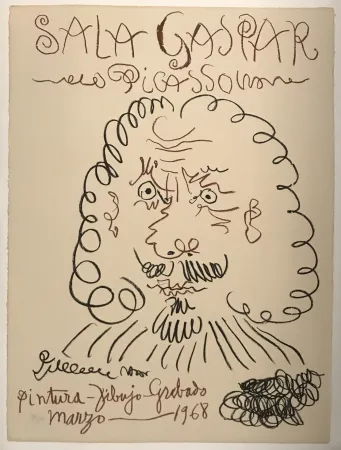 リトグラフ Picasso - Sala Gaspar