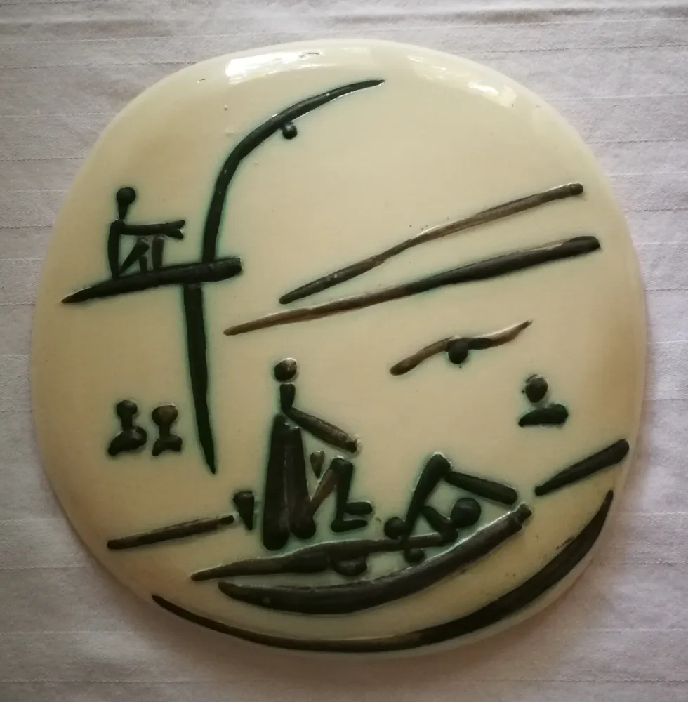 セラミック Picasso - Scene de plage