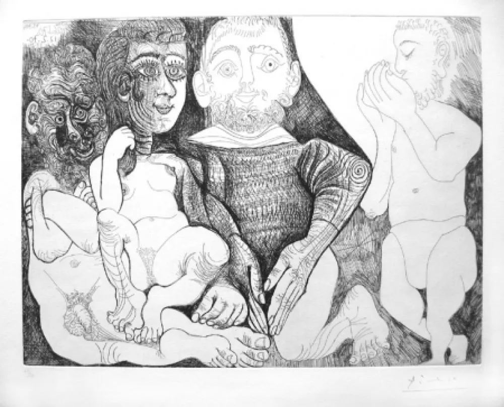 エッチング Picasso - Série 156