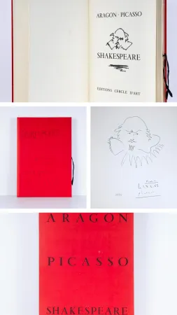 リトグラフ Picasso - Shakespeare- Aragon Signed