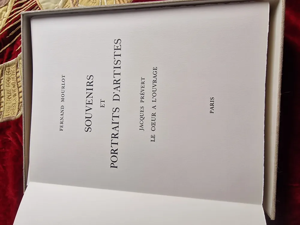 リトグラフ Picasso - Souvenirs et Portraits d’Artistes 