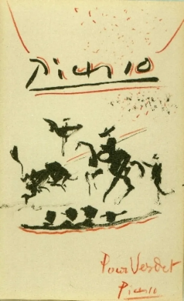 リトグラフ Picasso - Tauromachie