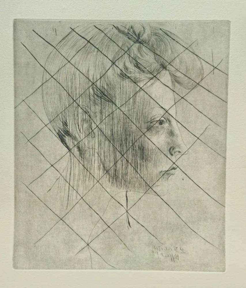 彫版 Picasso - Tete de femme de Profile