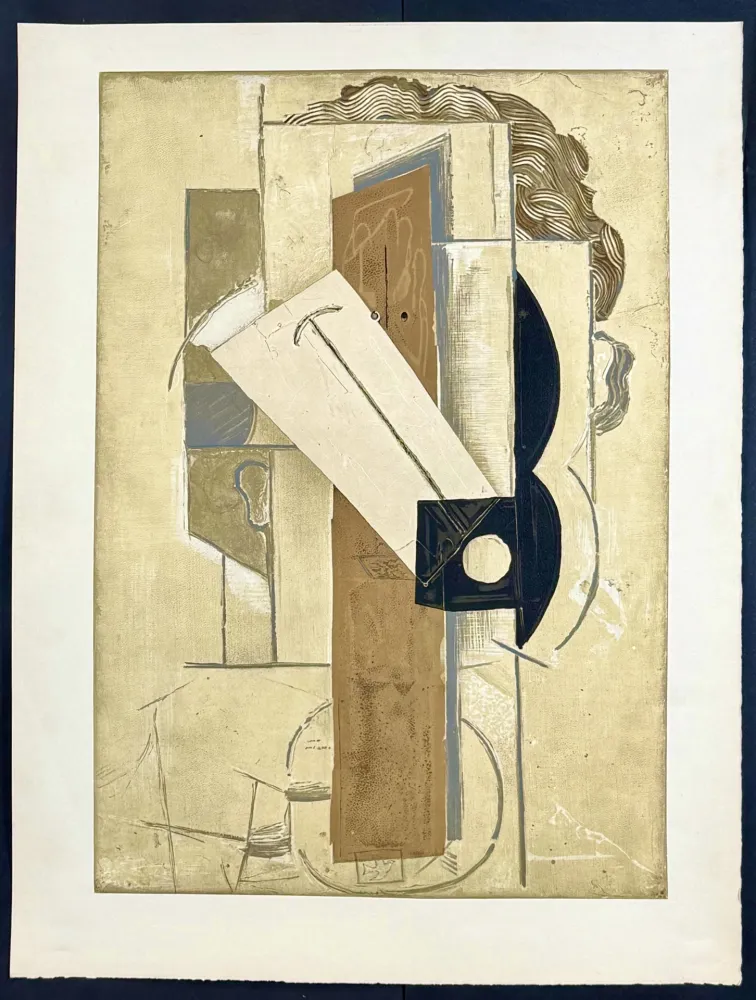 リトグラフ Picasso - Tete de Jeune Fille a La Colombe, 1966