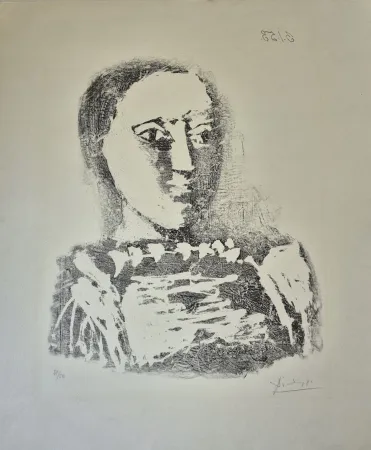 リトグラフ Picasso - The Embroidered Sweater