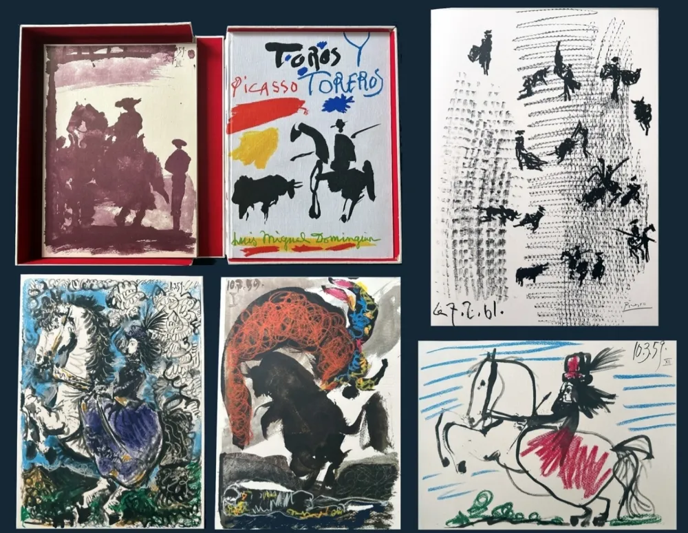リトグラフ Picasso - Toros y Toreros – Deluxe Edition No. 69/150 Cercle d’Art, Paris, 1961