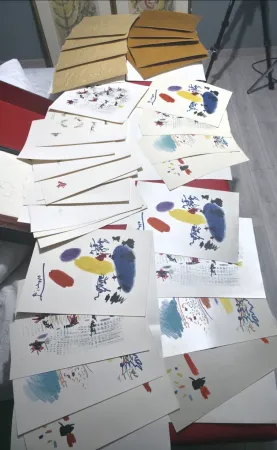 挿絵入り本 Picasso - Unique copy of Chant funèbre pour Ignacio sánchez mejías 