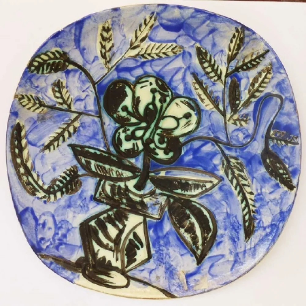 セラミック Picasso - Vase au bouquet