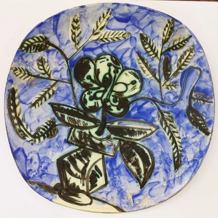 セラミック Picasso - Vase au bouquet